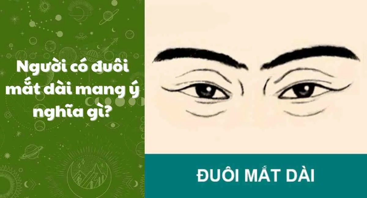 Người có đuôi mắt dài có tốt không? Tướng do tâm hay bẩm sinh có sẵn?