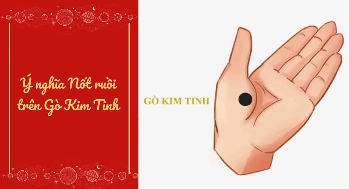 Nốt ruồi trên gò Kim Tinh là lành hay dữ, vị trí nốt ruồi lòng bàn tay quý tướng