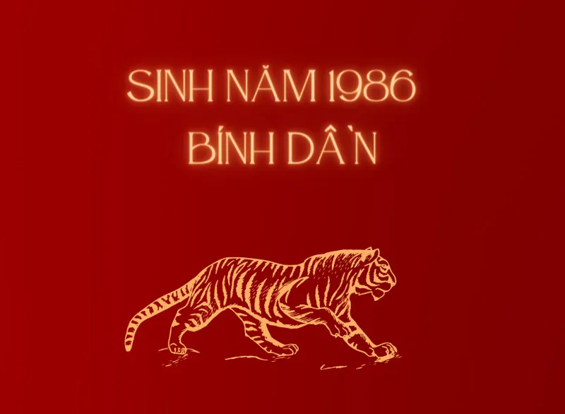 Sinh năm 1986 bao nhiêu tuổi? Mệnh gì, tuổi con gì, hợp màu gì?