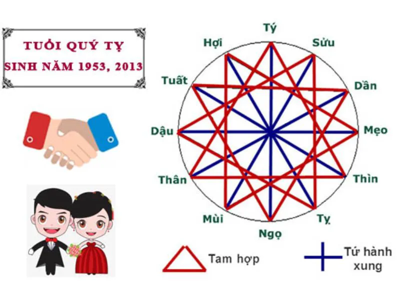 Tính ngay tuổi Quý Tỵ kết hôn năm nào để hạnh phúc gia đình trọn vẹn?