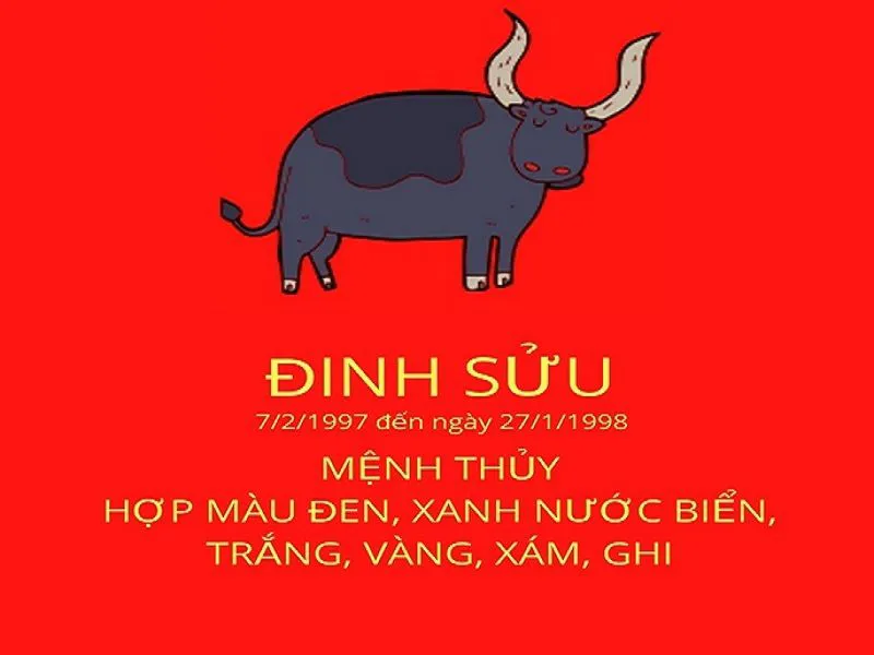 Tuổi Đinh Sửu 1997 Bao Nhiêu Tuổi Cung Gì, Hợp Màu Gì, Hợp Tuổi Nào?